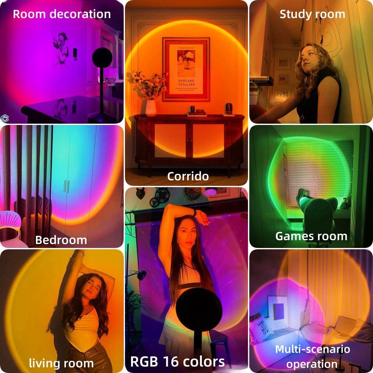 Our Honest Take on the JIMEI Sunset Lamp: Colors & Ambiance Reviewed