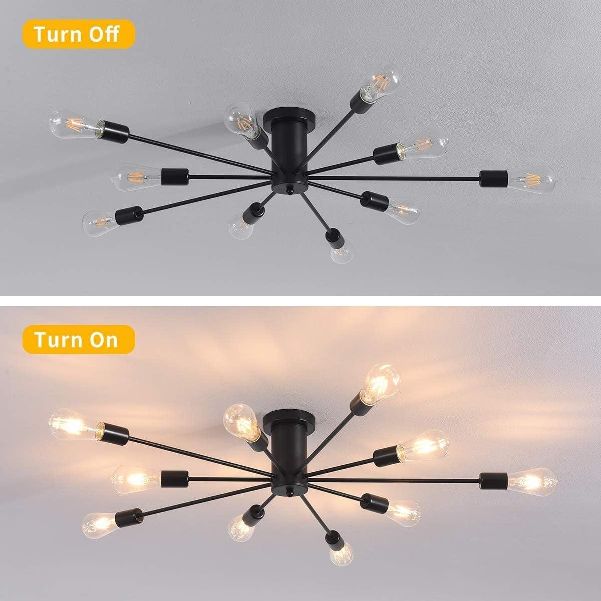 Our Review of the Garwarm 10-Light Modern Sputnik Chandelier