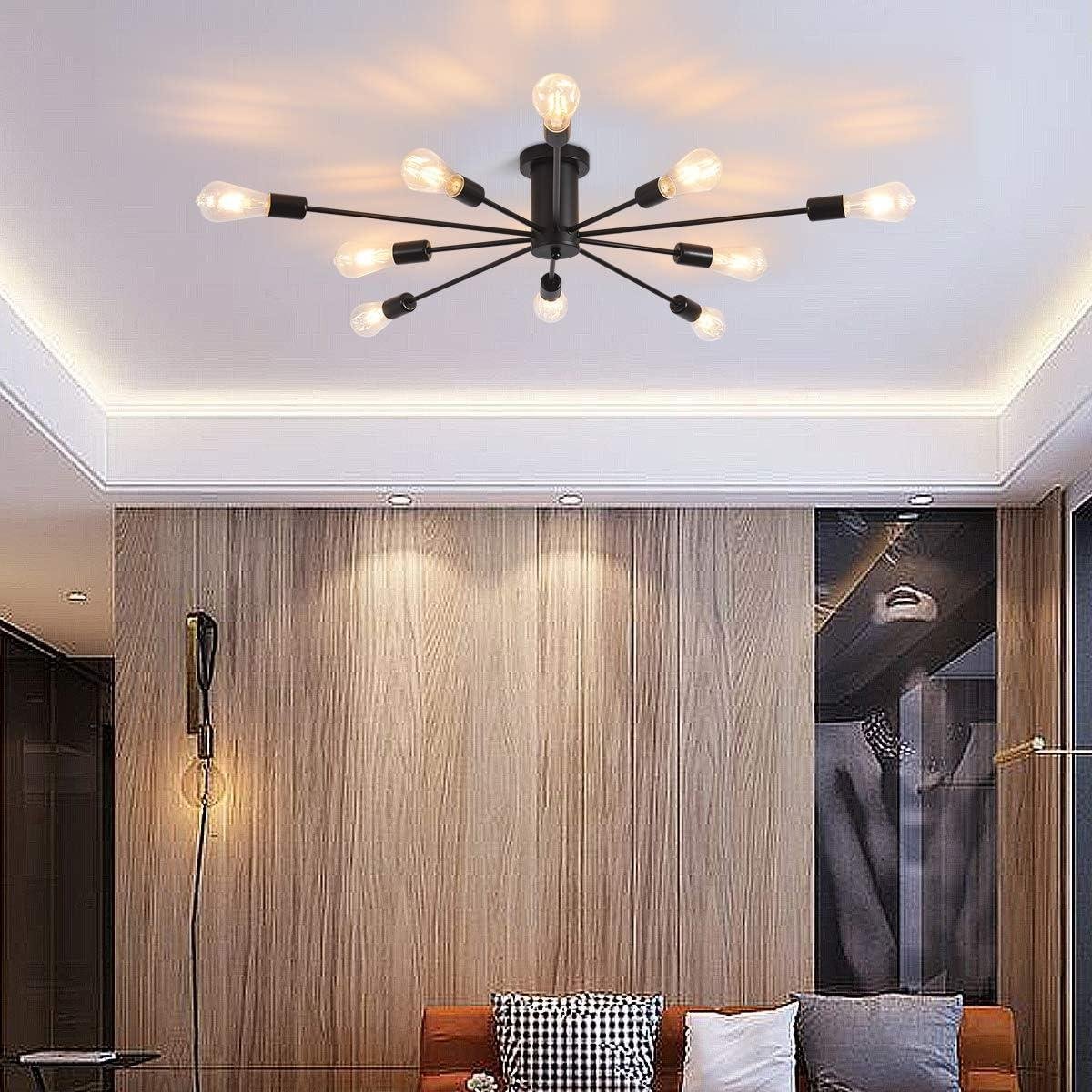 Our Review of the Garwarm 10-Light modern Sputnik Chandelier