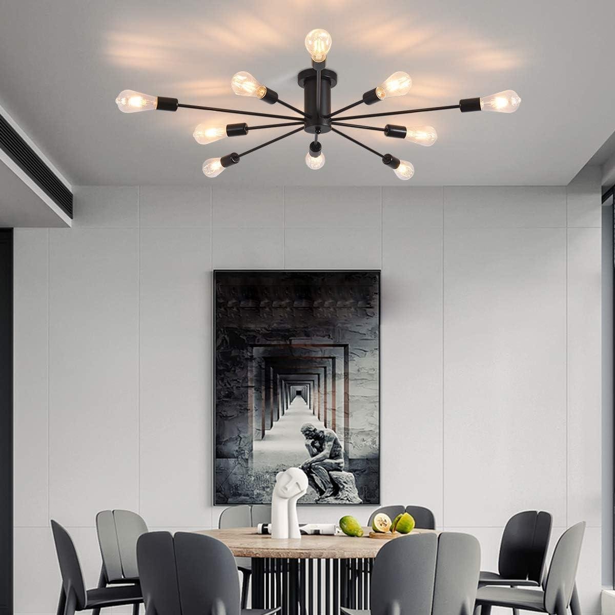 Our Review of the Garwarm 10-Light Modern Sputnik Chandelier