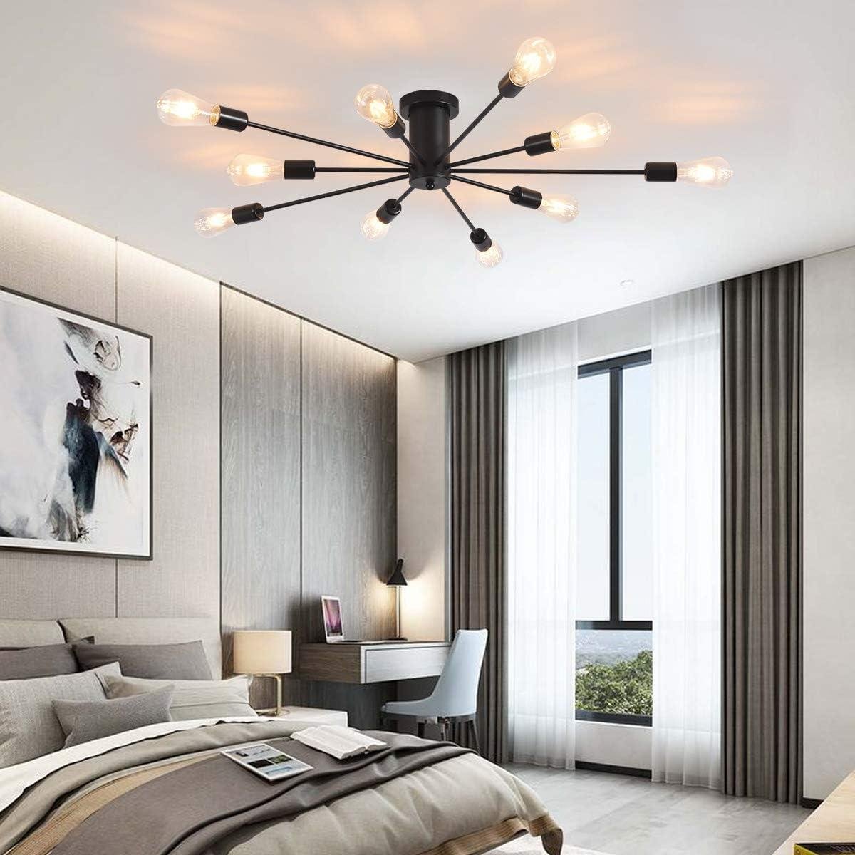 Our Review of the Garwarm 10-Light Modern sputnik Chandelier