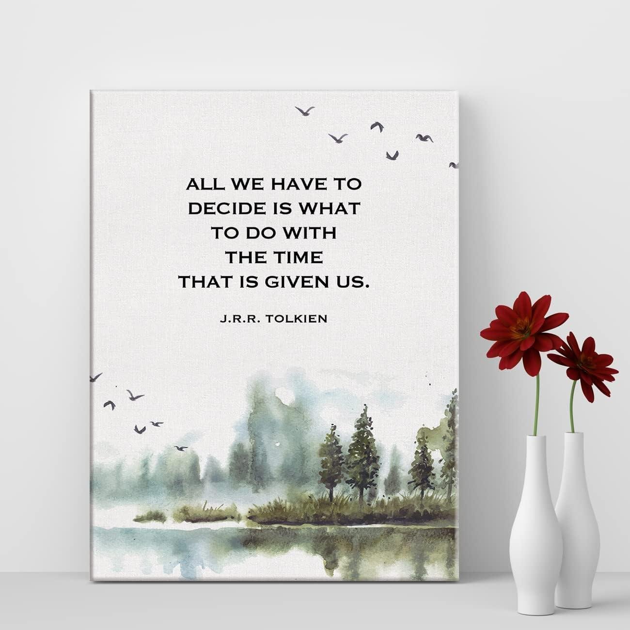 Our Take on Tolkien's Wisdom: Canvas Art that Inspires