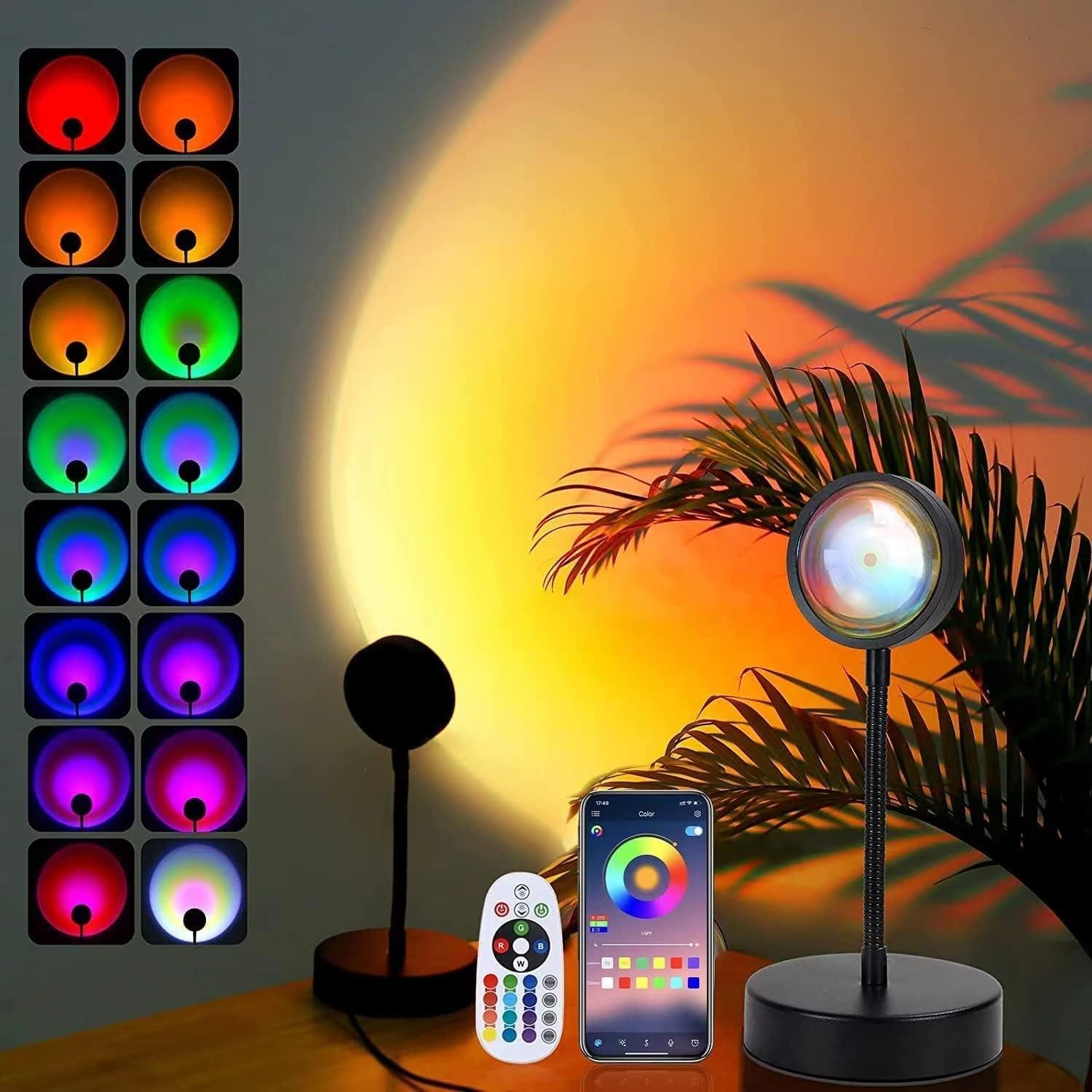 Our honest take on the JIMEI Sunset Lamp: Colors & Ambiance Reviewed