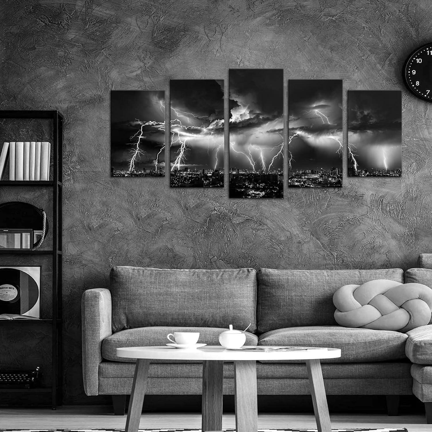 Our Review:⁤ Dramatic Lightning canvas Art That Transforms Spaces