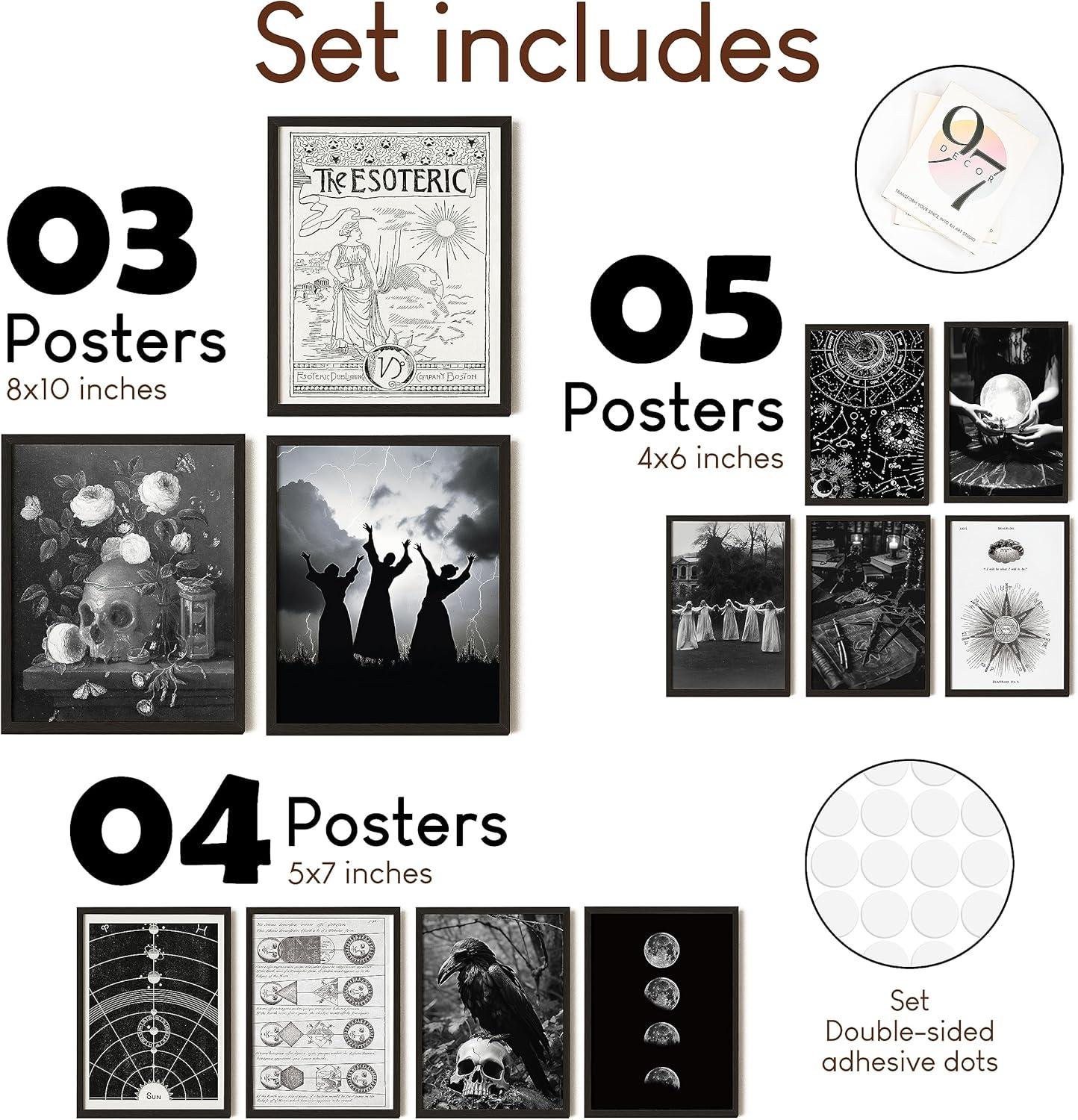We Cast a Spell on 97 Decor's Witchy Gothic ​Prints