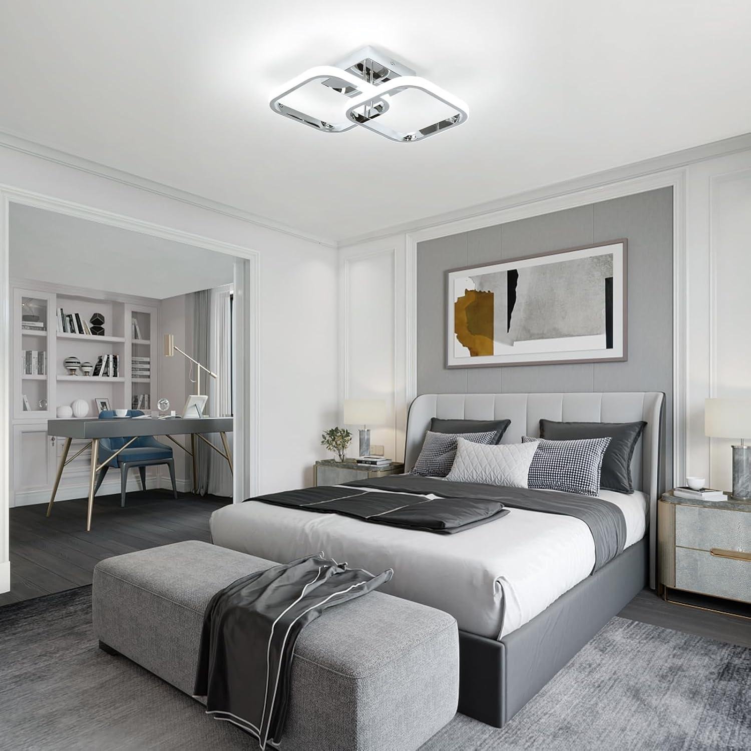 our Review of CANEOE Square Modern LED Ceiling Light Fixture