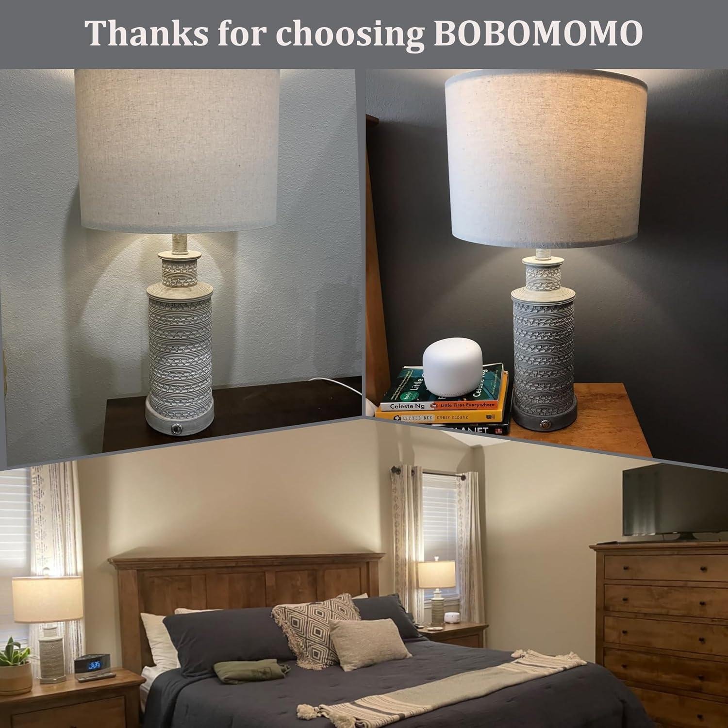 Why We Love the BOBOMOMO Rustic Lamps with USB Charging Ports