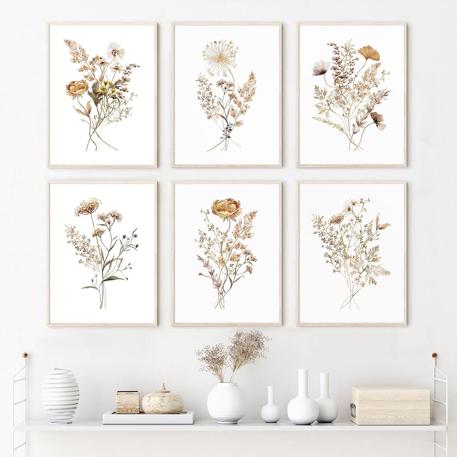 We Explore the Charm of Joocrise Watercolor Botanical Prints