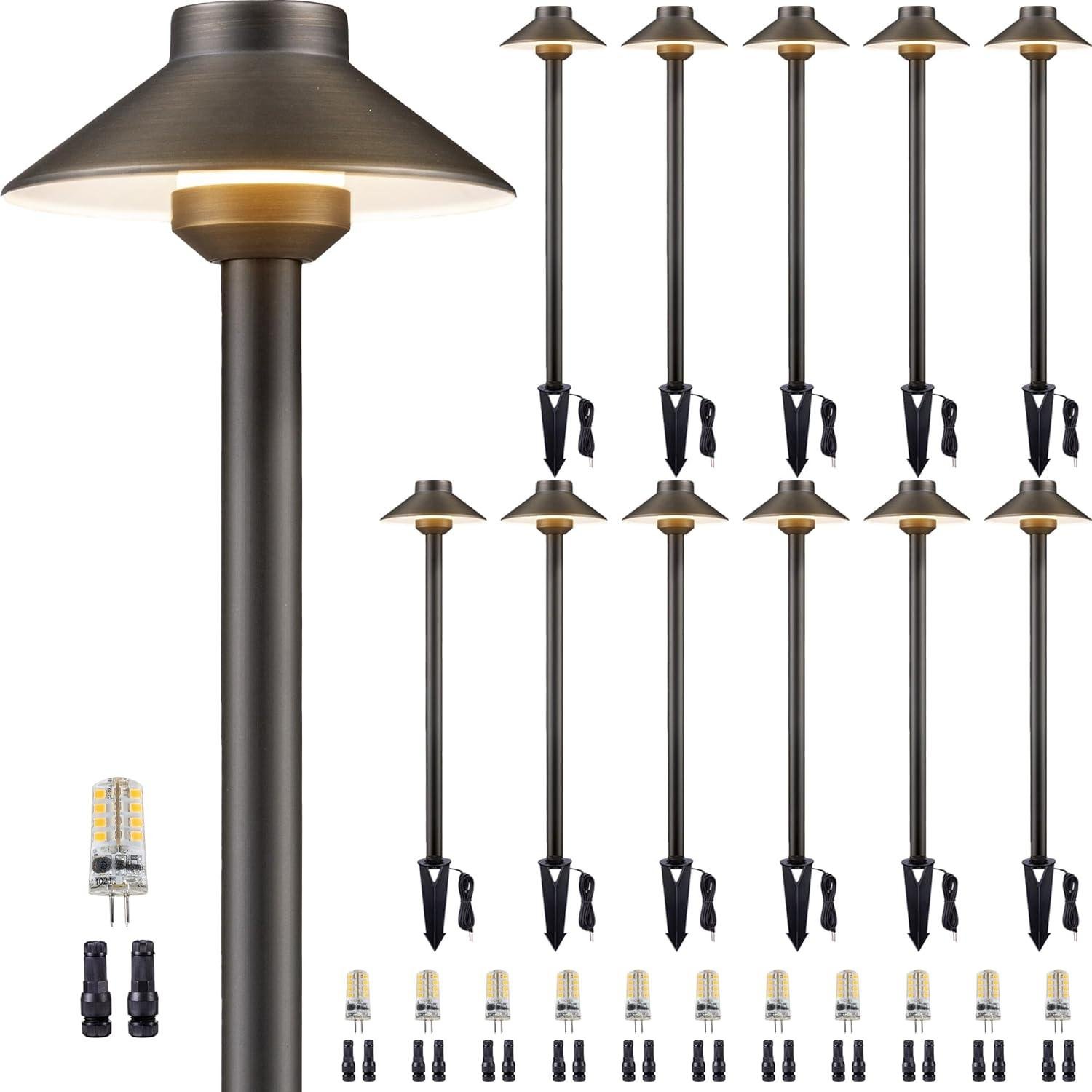Our review of Solid Brass 12V Pathway Lights: ​Durable & Stylish
