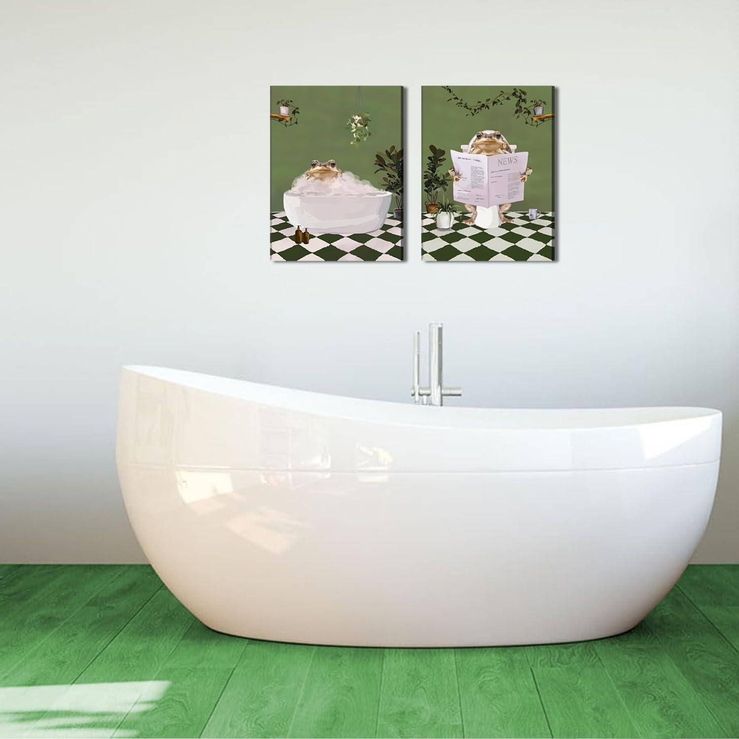We Tested This Hilarious Frog Bathroom Art So You Don't Have To