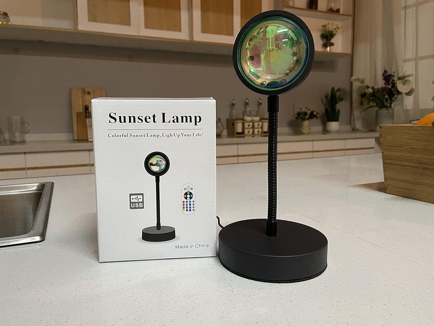 Our Honest Take on the JIMEI Sunset Lamp: Colors & Ambiance Reviewed