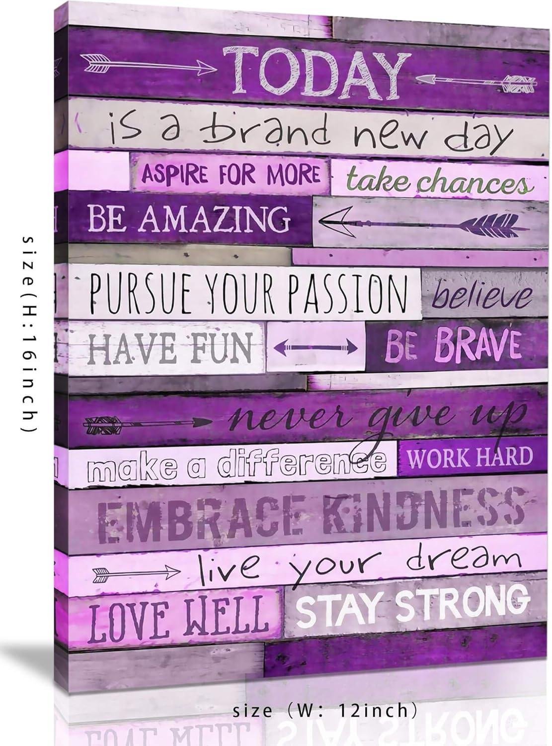 Our Review of CGXART's inspiring Teen Room Decor Art