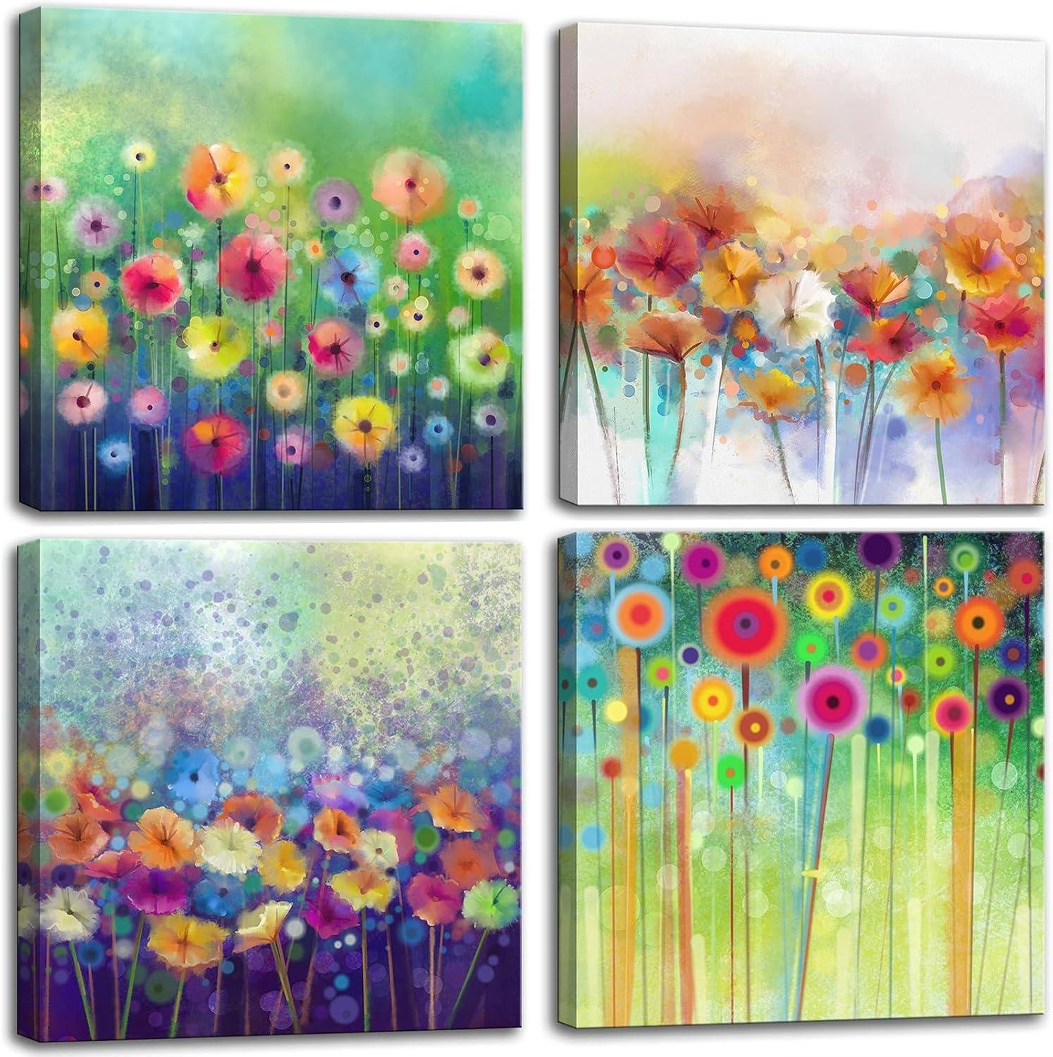 our Take on Blooming‍ Bathroom Canvas Art Elegance