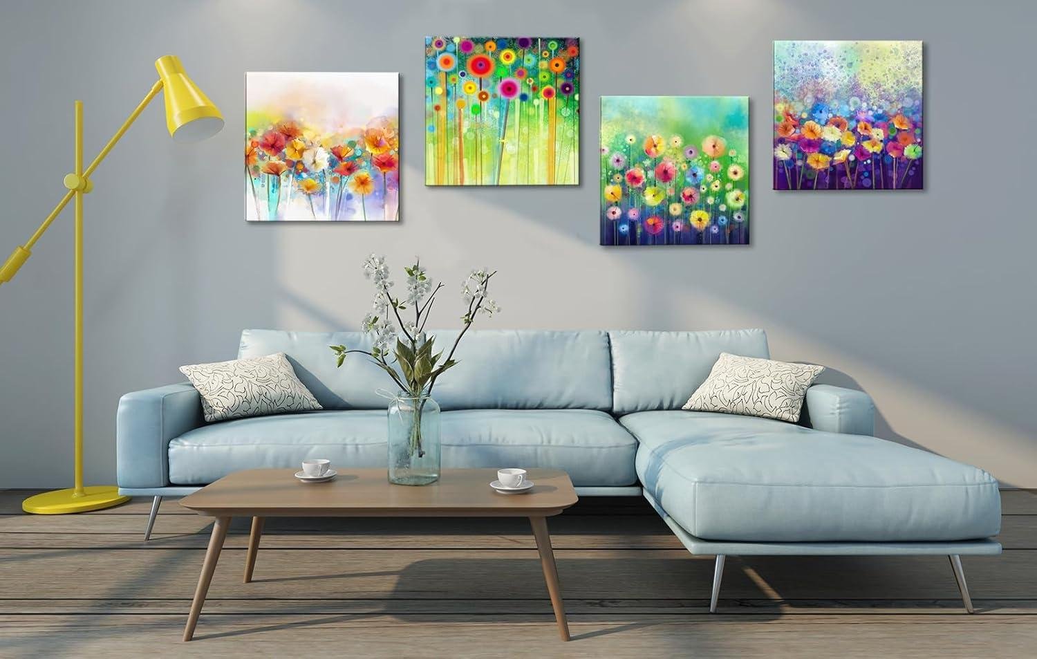 Our Take on Blooming bathroom Canvas Art Elegance