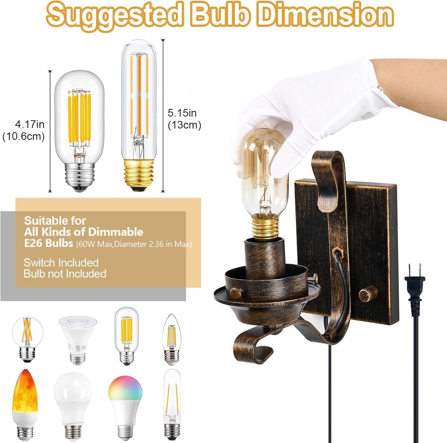 Our Review of yisuro Vintage wall Sconce: Rustic Charm & Versatile Use