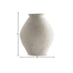 Ashley Hannela 12" Modern Distressed Vase in Antique Tan – Signature Design by Ashley - Image 3