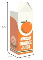 Ban.do Retro Orange Juice Vase - Original Rise and Shine Decorative Ceramic Accent for Home, Kitchen, and Office. Unique Vintage Style! - Image 3