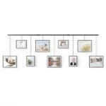 Umbra Exhibit Wall Frame with Metal Rod - Rimless Design for Living Room, Bedroom & More, Black - Image 9
