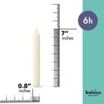 BOLSIUS Ivory Dinner Candles, 45 Pack - Unscented, Dripless, 7-Inch, 6+ Hr Burn Time, Premium Quality - Image 2