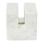 Contemporary White Marble Cookbook Stand by Creative Co-Op - Perfect for Stylish Cooking! - Image 6
