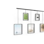 Umbra Exhibit Wall Frame with Metal Rod - Rimless Design for Living Room, Bedroom & More, Black - Image 8