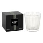 NEST New York Scented 3-Wick Candle, Bamboo - 21.2 oz - Up to 100-Hour Burn Time - Reusable Glass Vessel
