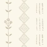 Neutral 84-Inch Farmhouse Curtains: Taupe Cream Boho Sheer Floral Design for Living & Dining Rooms - 2 Panels Set. - Image 6