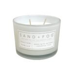 Tahitian Vanilla Sand + Fog Scented Candle | 100% Cotton Wick | Luxury 12oz Jar | Home Decor & Freshening - Image 4