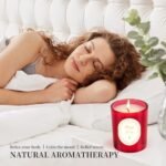 KONNI Red Rose Soy Candle - Aromatherapy Jar with 40-Hour Burn Time, Perfect Gift for Birthdays, Valentine's, Christmas, and Anniversaries, 7 oz. - Image 2