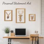 UITWMKTG Gold Rabbit Animal Head Wall Decor - Modern Sculpture for Living Room, Office, or Bedroom - Image 5