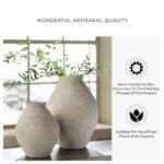 Ashley Hannela 12" Modern Distressed Vase in Antique Tan – Signature Design by Ashley - Image 5