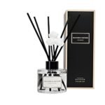 CULTURE & NATURE Reed Diffuser Set 4oz (120ml) Clean Cotton Scented Diffuser with Sticks Home Fragrance Reed Diffuser for Bathroom Shelf Decor