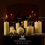 MOZEAL Unscented Pillar Candles Set of 3, 3"x4", Dripless, Long-Lasting (Approx. 72 hrs), Ivory for Weddings, Home, and Holidays - Image 3