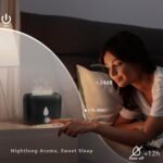 200ml Essential Oil Flame Diffuser - Ultrasonic Aromatherapy with Auto-Off, Perfect for Home & Office (Black) - Image 5