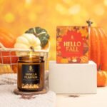 Fall Candle - Vanilla Pumpkin Scent | 7oz Soy Candle, 50hr Burn Time | Perfect Autumn Gift for Men & Women - Image 5