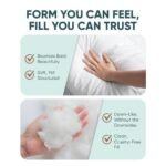 Pillowflex 20x20 Synthetic Down Pillow Insert - Soft Square Throw Pillow for Couch or Bed - Image 5