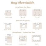 9x12 Washable Vintage Boho Medallion Rug for Living Room, Bedroom, Office – Beige, Non-Slip, Low Pile - Image 8