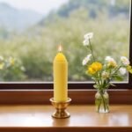 Set of 2 Handmade Beeswax Pillar Candles - Pure Rolled Beeswax for Gifts & Home Decor (1.5×6 in) - Image 7