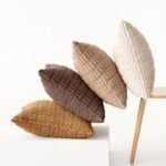 MIULEE Set of 4 Neutral 18x18 Inch Corduroy Decorative Pillow Covers for Sofa, Couch, and Bed – Rustic Boho Home Decor - Image 4