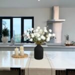 Matte Black 8.6" Arlo Vase for Living Room - Stylish Flower Decor & Centerpiece in Wabi Sabi Style - Image 8