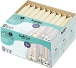 BOLSIUS Ivory Dinner Candles, 45 Pack - Unscented, Dripless, 7-Inch, 6+ Hr Burn Time, Premium Quality - Image 8