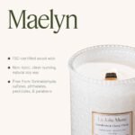 LA JOLIE MUSE Gardenia & Ylang Ylang Candle - 19 oz, 90-Hour Burn, Natural Soy Wax, Gift-Ready! - Image 6