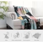 Jekeno Cat Gifts Blanket: Cozy Flannel Throw for Cat Lovers—Perfect Birthday, Christmas, and Valentine's Present! - Image 6