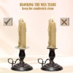 Dreidel Company Extra Heavy Disposable Candle Holders - 100 Pack Aluminum Foil Drip Cups - Image 5