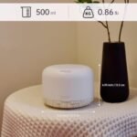 ASAKUKI 500ml Essential Oil Diffuser with Remote Control - 5-in-1 Ultrasonic Humidifier, Timer, Auto-Off (White) - Image 8