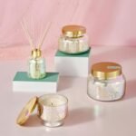 Capri Blue Reed Diffuser Set - Scented Oil, Sticks & Iridescent Glass Bottle - Volcano 5.7 fl oz - Image 5