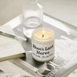 Petalsun Funny Boss's Day Gifts: Handmade Lavender Soy Candle (7oz) - Ideal for Female Bosses! - Image 3
