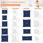 Yettbea 18" x 18" Decorative Throw Pillow Inserts - Set of 2, Premium Down Alternative, White for Couch, Sofa, or Bed. - Image 7