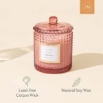 LA JOLIE MUSE Rose Noir & Oud Candle | Lemon, Rose & Oud | 10 oz Soy Wax | 55-Hour Burn | Perfect Gift for Hosts - Image 5