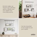 Umbra Black Multi-Picture Frame Display: Stylish Exhibit for Your Favorite Photos - Image 4